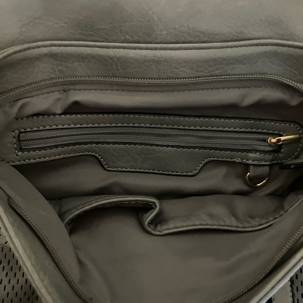 grey mini backpack - Picture 5 of 5